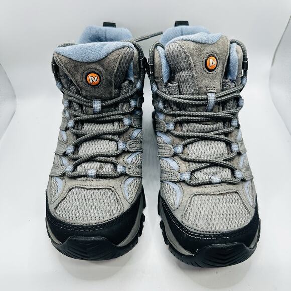 Merrell Moab 3 Mid Waterproof ‘Granite’ Grey Vibram (J500162) Women’s Size 8 - Picture 4 of 8